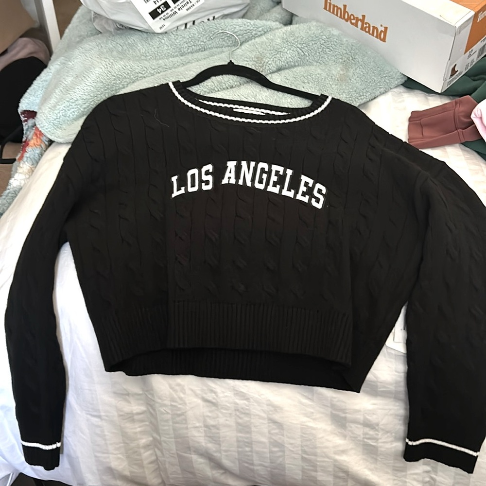 Faded rose short sweater